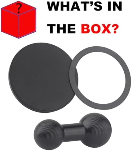 Magnetic Dash Mount for Mag Safe i Phones and Smartphones – 20 mm Ball Car Phone Holder for Effortless Navigation and Communication – Enhanced Stability and Compatibility for a Safer Driving Experience – Sleek Design Fits Any Vehicle Interior