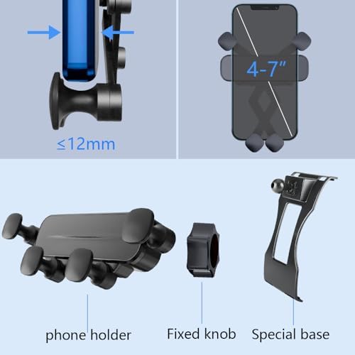 Mercedes Benz GLK Class Car Phone Holder Mount (2013-2015) – Premium Smartphone Bracket for Enhanced Driving Safety and Convenience | 360-Degree Rotatable Design, Easy No-Tool Installation, Durable Materials | Perfect Auto Interior Accessory for Navigation and Calls