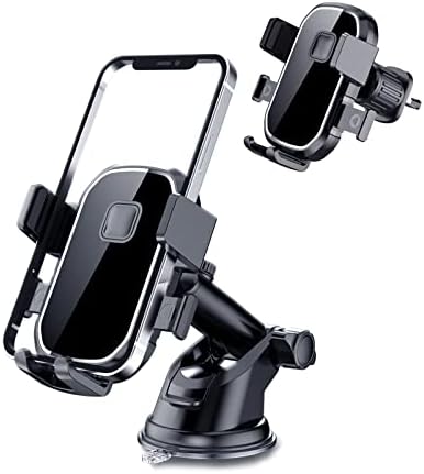 Revolutionary Universal Car Phone Mount: Military-Grade Suction for Ultimate Stability and Hands-Free Navigation – Compatible with All Smartphones, Perfect for Dashboard, Windshield, or Vent Use – Experience Enhanced Safety and Convenience on Every Drive