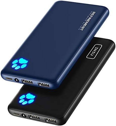 INIU Dual-Pack 10000 m Ah Portable Power Bank – Ultra-Slim USB C Charger for Fast Charging on the Go – Compatible with i Phone 16/15/14/13/12 Pro, Samsung S22/S21, Google i Pad – Lightweight Design for Maximum Portability and Enhanced Device Compatibility