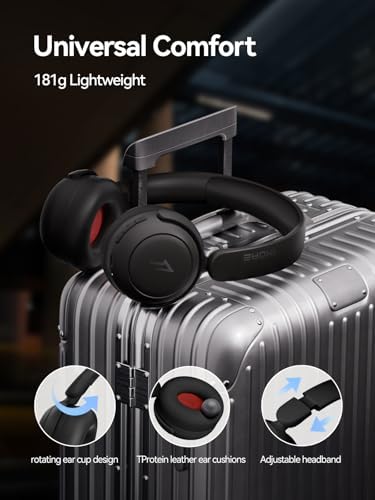 Elevate Your Audio Experience with 1 MORE HQ20 Wireless On-Ear Headphones – Lightweight, Foldable Design for Ultimate Portability – 65 Hours of Impressive Playtime Perfect for Students and Travelers – Enjoy Safe Listening at 85 d B Volume with Noise-Canceling Technology – Seamless Bluetooth Connectivity for Android and i OS Devices – Integrated Microphone for Effortless Call Management – Durable Build with a Sleek Black Finish Ideal for Extended Use – Your Go-To Headphones for School, Travel, and Leisure Activities – Discover Unmatched Comfort and Quality Today!
