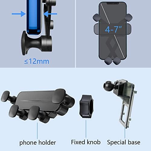 VW Golf 7 MK7 R GTI 2015-2021 Premium Car Phone Holder with 360-Degree Rotation | Enhanced Stability & Hands-Free Navigation | Effortless Installation & Sleek Aesthetic Design | Universal Smartphone Compatibility – Essential Auto Accessory for Modern Drivers
