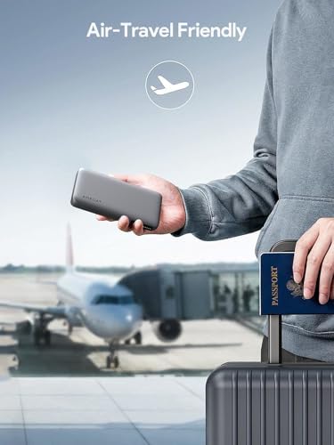 High-Capacity 20,000 m Ah Portable Power Bank with 30 W Fast Charging – Triple USB-C Ports and LED Display for i Phone, Samsung, Mac Book & More – Ultimate Solution for On-the-Go Device Charging