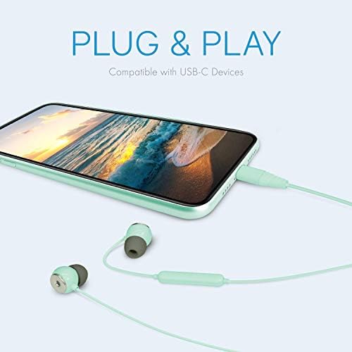 High-Fidelity USB-C Earbuds with Built-In Microphone for Superior Sound Quality – Hands-Free Calling & Track Control for Google, Samsung, Huawei & Other Type-C Devices – Lightweight Design for Everyday Comfort and Enhanced Audio Performance