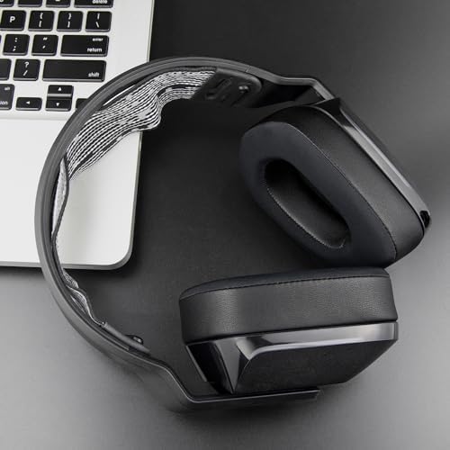 SOULWIT Cooling Gel Earpads for Logitech G733, G535, G335 – Advanced Comfort & Noise Isolation Cushions for Immersive Gaming – Durable Grey Replacement Ear Pads for Enhanced Audio Performance and Extended Playtime