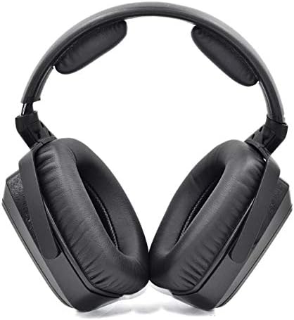 Premium Protein Leather Ear Pads for Sennheiser HDR RS165, RS175, RS185, RS195 Wireless Headphones – Enhanced Comfort with Added Thickness, Superior Sound Isolation, and Effortless Installation