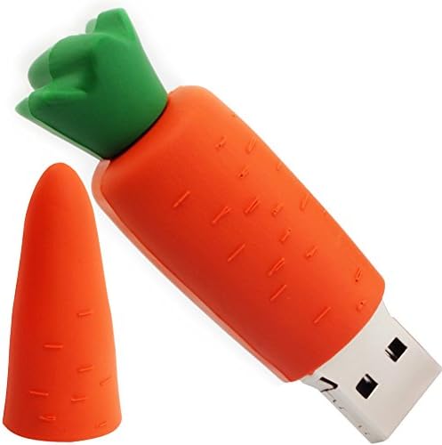 LEIZHAN 16 GB Fruit-Shaped USB Flash Drive Set – Adorable Pineapple, Carrot, Banana, and Strawberry Designs for Fun Data Storage – Perfect Gift for Students and Professionals – 64 GB Total Capacity with Enhanced USB 2.0 Compatibility – Lightweight and Durable Memory Sticks for Easy File Transfer and Backup