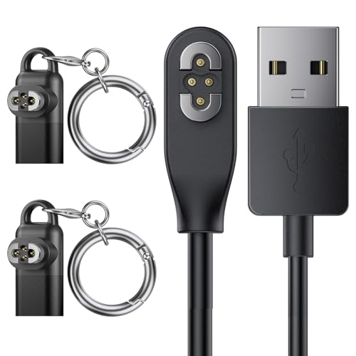 Charging Cable for Shokz OpenSwim Pro with 2 Type C Adapters, Gorixer Type C Cable Charging Converter Compatible for Shokz OpenSwim Pro, 4 Pin Magnetic Charger Cord for Shokz Bone Conduction Headphone – Enhanced Compatibility and Speed