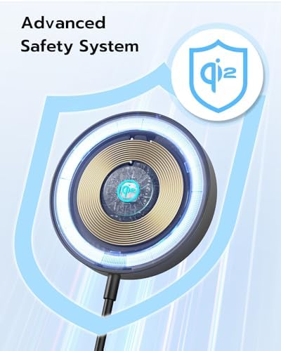 Revolutionize Your Charging Experience with the New Q 15 W Magnetic Wireless Charging Pad – Dual Pack for i Phone 16/15/14/13/12 Series, Mag-Safe Compatible, Fast & Secure Charging, Sleek Design with Safety Features