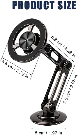 Ultimate 360° Magnetic Phone Holder for Car – Premium Car Mount with Secure Grip for Smartphones, Effortless Dashboard & Air Vent Installation – Enhanced Safety and Style for Every Driver