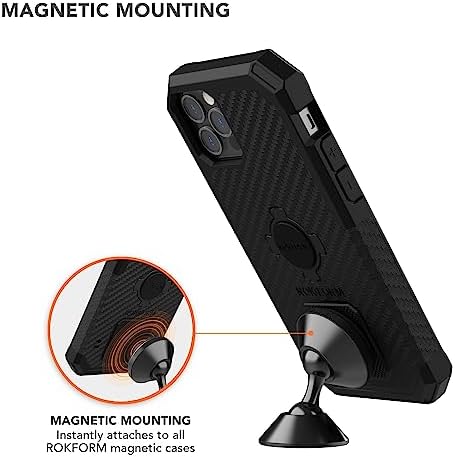 ROKFORM Magnetic Car Mount: Adjustable 360° Swivel Aluminum Dashboard Holder for Smartphones – Secure 3 M VHB Tape, Sleek Design for Cars, Trucks, and Vans – Ultimate Hands-Free Navigation and Accessibility Solution