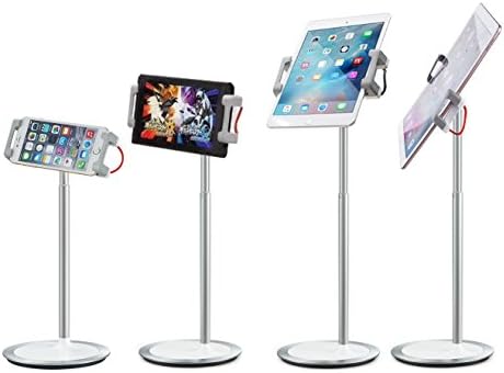 Versatile 360-Degree Rotating Aluminum Tablet Stand – Premium Height & Angle Adjustable Holder for i Pads, Smartphones & Tablets – Perfect for Retail POS, Home Office, and Enhanced User Comfort – Durable, Lightweight, and Stylish Design for Optimal Productivity