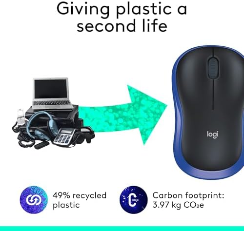 Logitech M240 Silent Bluetooth Mouse – Wireless & Compact Design for Effortless Navigation, 18-Month Battery Life, and Smooth Tracking on All Surfaces – Ideal for Windows, mac OS, Chrome OS – Portable Off White Solution for Professionals on the Go