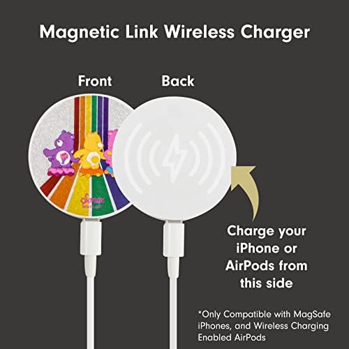 Sonix x Sanrio Hello Kitty & Care Bears Magnetic Mag Safe Charger for i Phone 12-16 Series | 6.5 ft USB-C Fast Wireless Charging Cable | Stylish, Playful, and Efficient Power Solution for Your Device