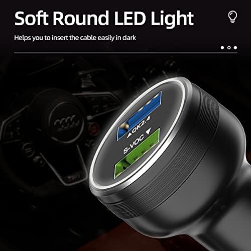Rapid Charge 30 W/65 W Dual USB Car Charger for One Plus Devices – High-Speed Automobile Accessory for One Plus 13, 12 R, 11, 10, 9 Pro, Nord Series – Compact Design for Effortless Portability and Optimal Charging Performance – Essential Fast Charging Solution for On-the-Go Lifestyles – Premium Quality, Overheat Protection, and Versatile Compatibility for All Your One Plus Models – Keep Your Devices Powered and Ready Anywhere You Drive