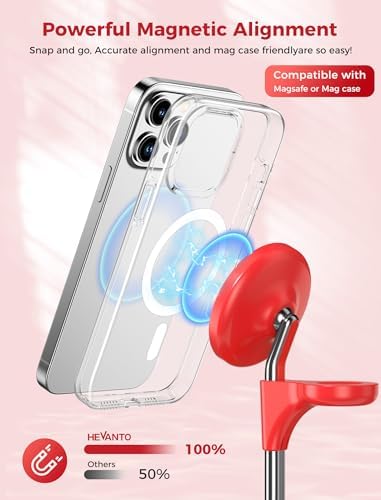 All-in-One Wireless Charging Station for Apple Devices – 15 W Fast Qi-Certified Mag-Safe Charger for i Phone 16, 15, 14, 13, 12, Apple Watch & Air Pods – Adjustable Viewing Angle, Ideal Gift for Women – Enhance Your Charging Efficiency and Style