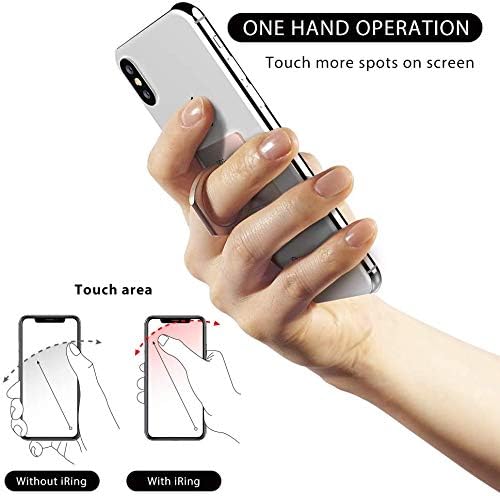 Wireless Charging-Ready i Ring Link Phone Holder – Pearl White Finger Grip & Stand for Ultimate Smartphone Security and Versatility – Compatible with i Phone, Galaxy & All Smartphones – Enhanced 360° Rotation & 180° Flip Design for Effortless Photo Angles – Durable Zinc Alloy & Polycarbonate Construction for Long-Lasting Use – Ultra-Strong Adhesive for Secure Attachment – Detachable Plate for Seamless Wireless Charging – Perfect for Video Calls, Streaming, and Everyday Use – Ideal for All Smartphone Models Including i Phone 14, Galaxy S21, and More – Elevate Your Device Experience with i Ring Link’s Innovative Grip Technology