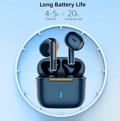 Emerald Green Bluetooth 5.2 Wireless Earbuds – Lightweight Design for Active Lifestyles, Crystal Clear Call Quality with Dual Microphones, Touch Control for Effortless Playback, Voice Assistant Enabled, Quick Pairing for Instant Audio Enjoyment – Elevate Your Listening Experience