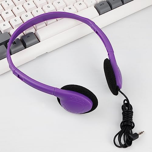 Bulk 32-Pack Adjustable Kids Headphones – Multi-Color Wired Earphones for Classroom Engagement and Learning – Comfortable Fit for Students and Teens – Durable, Compatible with Most Devices, Perfect for Group Activities and Focused Study Sessions