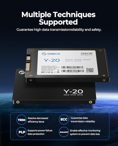 Upgrade Your Storage with ORICO 128 GB SATA SSD – High-Speed 2.5 Inch Internal Solid State Drive for Desktops, Laptops, and NAS – Blazing Read Speeds up to 500 MB/s, Perfect for Gamers and Professionals Seeking Enhanced Performance and Reliability