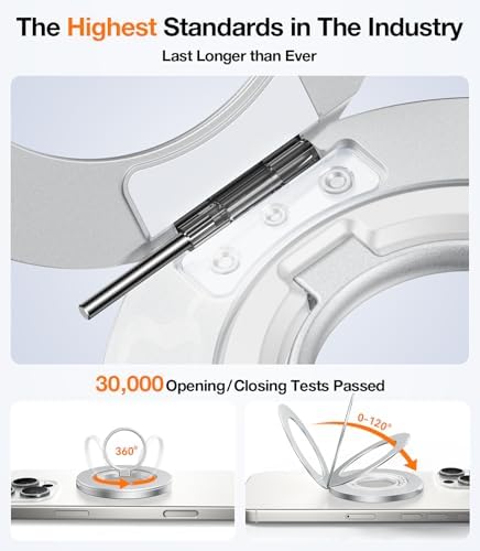 Elevate Your Mobile Experience with TORRAS 2025 Upgrade Dual-Ring Mag Safe Phone Grip Holder in Desert Titanium Gold – Ultimate Compatibility for i Phone 16/15/14/13/12/11, Samsung & Google Devices, Innovative Magnetic Kickstand for Effortless Hands-Free Viewing and Enhanced Stability