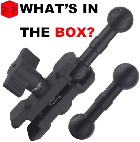 17 mm Ball Mount Extension Arm – Versatile Double Socket Design for 360° Swivel, Ideal Aluminum Accessory for Garmin GPS & Phone Holders, Enhances Car Vent/Dash/Suction Cup Mounting Experience with Optimal Adjustability and Stability
