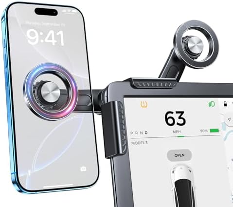Tesla Smartphone Mount Holder – Superior Compatibility & Effortless Installation for Ultimate Driving Ease