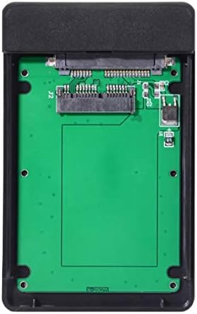JSER USB 3.1 Type-C to 1.8 Inch Micro SATA SSD Enclosure – High-Speed 5 Gbps External Hard Drive Case for Seamless Data Transfer and Enhanced Compatibility – Tool-Free Setup for Effortless Storage Expansion and On-the-Go Use