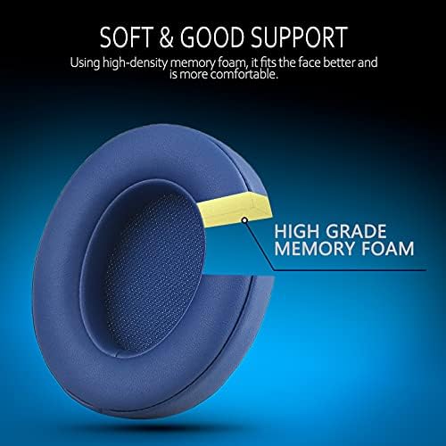 Upgrade Your Beats: Krone Kalpasmos Studio 3 & 2 Replacement Ear Pads – Soft Memory Foam Cushions for Ultimate Comfort and Noise Isolation in Vibrant Red – Perfect Fit for Wired & Wireless Models (B0501, B0500) – Enhance Sound Quality & Style Effortlessly