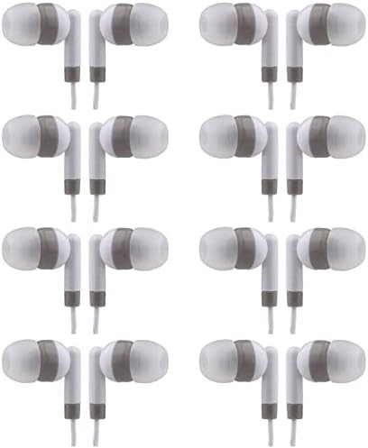 Bulk Pack CN-Outlet Orange Earbuds – Individually Bagged Headphones for i Phone, Android & MP3 Players – Perfect for Schools, Libraries & Hospitals – High-Fidelity Sound, Lightweight & Durable Design – 50 Count Audio Solution for Classroom & Professional Use