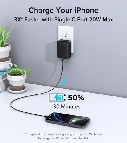 Elevate Your Charging Game with the 2 Pack Flat USB C Charger Block – 40 W Fast Charge Hub for i Phone 12-16, i Pad & Samsung Devices, Featuring 4 Ports for Simultaneous Power Delivery & Quick Charge, Sleek Light Blue Travel-Friendly Design Ideal for Home & On-the-Go Use