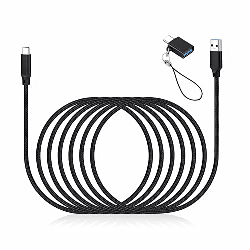 weishan 6.6 ft USB C Cable for Elgato HD60 S+, HD60 X Game Capture Card & Wave 3 XLR Mic – Ultra-Fast Charging & Data Transfer, Enhanced Performance with Included Adapter – Perfect for Gamers and Audio Professionals