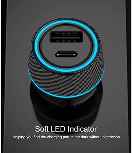 25 W Ultra-Fast Type C Wall and Car Charger Combo for Samsung Galaxy S25, S24, S23, S22, i Phone 16/15 Pro Max, Pixel 8/7/6 a – High-Speed USB-C Charging Kit with Premium Cable for Maximum Device Compatibility and Rapid Power Delivery
