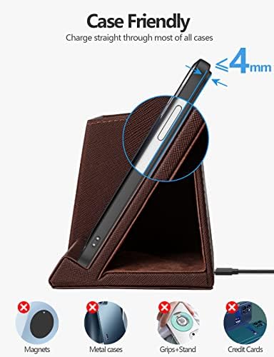 Transform Your Workspace with the Ultimate 2-in-1 Wireless Charging Pen Holder & Phone Stand – Perfect for i Phone 16/15/14/13/12/11/8 Series – Enhance Productivity & Declutter Your Desk – Ideal Gift for Men, Husbands, Dads & Professionals – Fast Charging & Functional Elegance