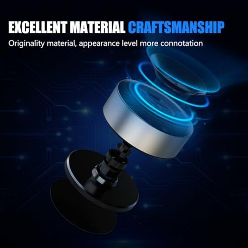Revolutionary 360-Degree Suction Cup Phone Mount – Universal Magnetic Holder for All Smartphones, Perfect for i Phone and More – Effortless Hands-Free Navigation and Quick Access – Sleek Black Design for Any Car Interior – Ultimate Driving Convenience and Safety