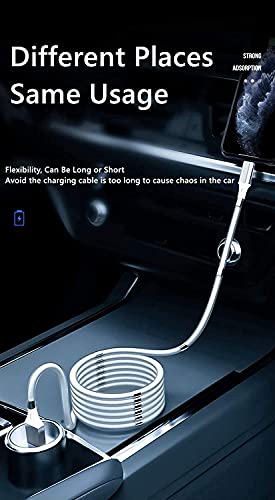 Upgraded 2-Pack Magnetic USB C to USB C Fast Charging Cable (3 ft, 60 W) – Superior Charging & Data Transfer Solution for All USB C Devices with Protective Soft Tube – Effortless Magnetic Connection for Enhanced Port Longevity and Convenience