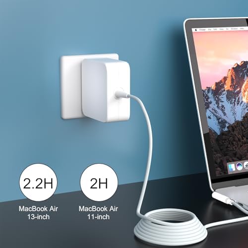60 W L-Tip Mac Book Pro Charger – Universal Magnetic Power Adapter for Pre-Mid 2012 13-Inch Models – Fast Charging with Safety-Certified Design and Travel Optimization – LED Status Indicator & Durable Heat Sink for Reliable Performance – Includes 6.6 ft Power Cord – Backed by 30-Day Money-Back Guarantee & 1-Year Warranty