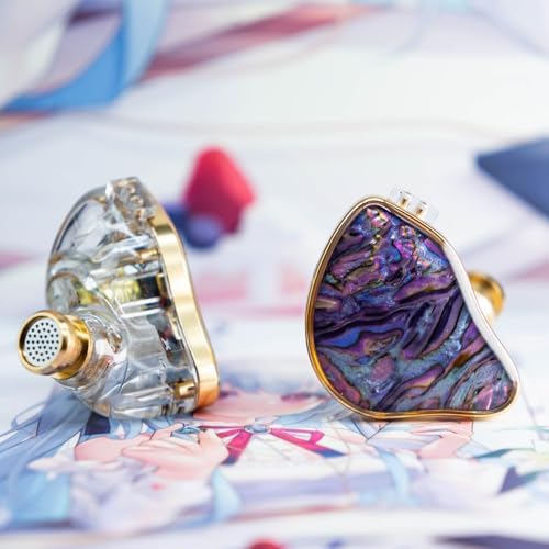 DB2 IEM Hybrid Earphones – Premium 1 BA & 1 DD In-Ear Monitors for Ultimate Sound Experience, Perfect for Gamers, Audiophiles, and Musicians – Stylish Purple Finish with Detachable 2-Pin Cable & 3.5 mm Connection for Enhanced Comfort and Performance