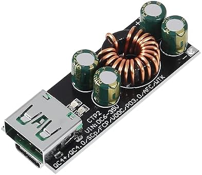 Revolutionary 60 W DC to USB Type-C Power Adapter – Ultimate Fast Charging Solution with PD 3.0 & QC 4.0 Support – Versatile Step-Down Converter for 12 V & 24 V Systems – Essential Charging Module for Smartphones, Tablets, and Laptops – Compact, Durable Design Perfect for Mobile Professionals and Travelers