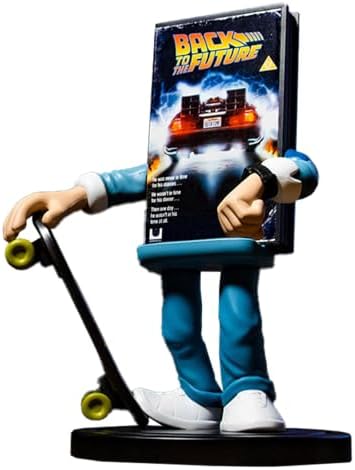 Retro-Inspired Back to the Future VHS Wireless Charger & Phone Stand by Numskull – Fast Qi Charging for All Devices, Official Collectible, Stylish Novelty Accessory for Home & Office Use