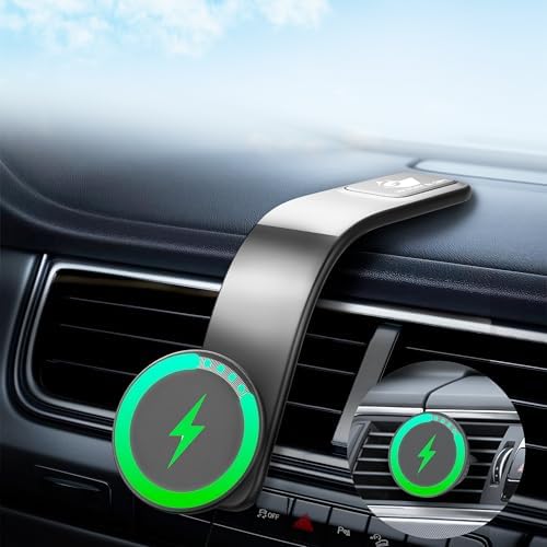 Elevate Your Driving Experience with the VICTORY & GIFT 15 W Mag Safe Car Charger – Premium Magnetic Wireless Charging Solution for i Phone 12-16 Series – Fast, Reliable, and Effortlessly Stylish Mounting for Uninterrupted Connectivity on the Road