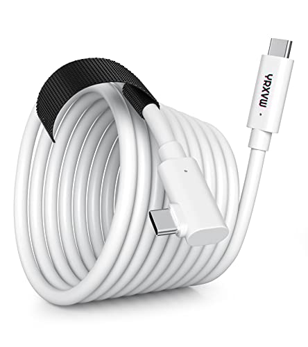 Elevate Your VR Experience with YRXVW 10 FT Link Cable – Premium USB-C Charging & High-Speed Data Transfer for Meta/Oculus Quest 3 S, Quest 3, Quest 2/Pro, and PICO 4 Headsets – Uninterrupted Gaming Freedom, Enhanced Compatibility, and Long-Lasting Durability