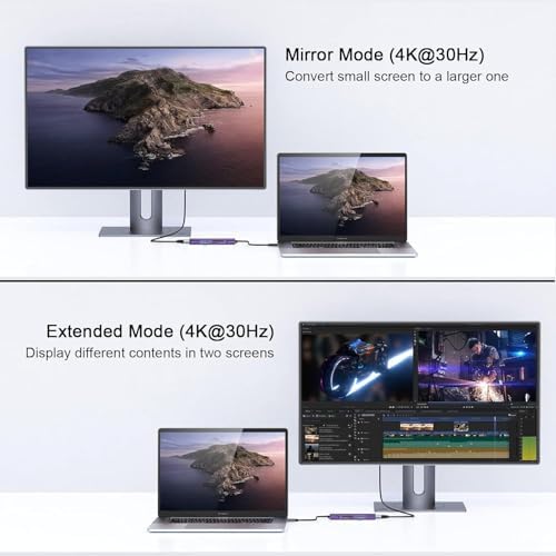 Elevate Your Connectivity Game with the QGee M 7-in-1 USB C Hub – Ultimate 4 K HDMI Adapter for Mac Book, i Phone 15/16, i Pad Pro Max & Chromebook – 100 W Power Delivery, High-Speed USB 3.0 Ports & Integrated Card Reader in Sleek Grey for Superior Performance and Unmatched Versatility