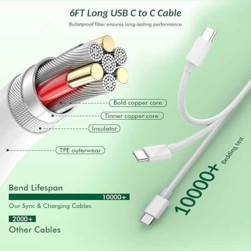 Ultimate 6.6 FT Wireless Fast Charging Cable for Apple Watch – Portable Charger with USB Wall Plug Adapter, Compatible with All Series Including 9/8/7/SE/6/5/4/3/2/1 – Enhanced Charging Speed and Flexibility for On-the-Go Power Solutions