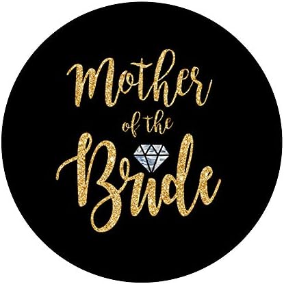Cherished Mother of the Bride Pop Socket Grip – Unique Wedding Day Gift for Moms – Stylish & Functional Phone Stand for Bridal Party – Universal Fit for Smartphones & Tablets – Memorable Keepsake for Lasting Love and Joy