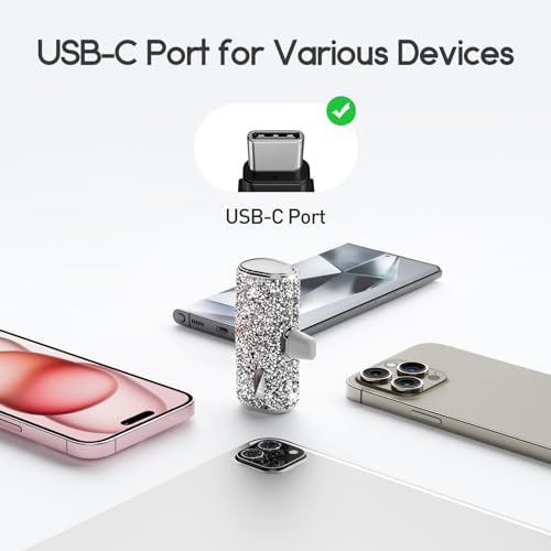 Ultra-Compact 4500 m Ah i WALK USB C Portable Charger – Stylish Pink Power Bank for i Phone 16/15 & Samsung Galaxy S25/S24/S23 Ultra – Fast Charging, Sleek Design for On-the-Go Convenience