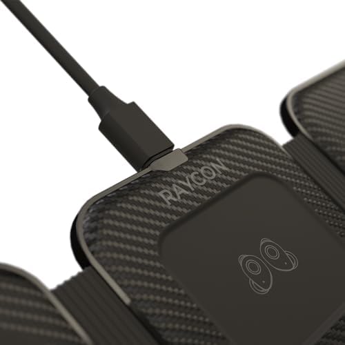 Raycon Magic Pad Pro: Ultimate 3-in-1 Charging Station for i Phone 16/16 Pro, Apple Watch & Galaxy Devices – Fast Wireless Charger with Enhanced Compatibility, Compact & Foldable Design for Home and Travel, Tangle-Free Power Solution