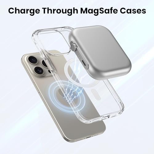 Ultimate 3-in-1 Magnetic Power Bank – 5000 m Ah Wireless Charger for i Phone 16/15/14/13/12, Apple Watch & Air Pods – 22.5 W Fast Charging, Lightweight Portable Battery Pack with LED Status Indicators – Enhanced Compatibility for On-the-Go Power Solutions