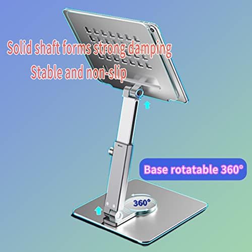 Guazi V 360° Adjustable Tablet Stand – Ergonomic, Foldable Holder for i Pads (10.2-12.9”), Kindles, and Smartphones (4-13”) – Anti-Slip Desktop Mount for Enhanced Comfort in Work, Cooking, Gaming, and Reading – Versatile Device Compatibility and Strain-Reducing Design