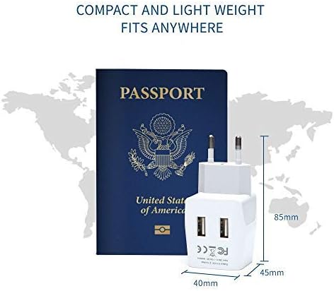 Compact Dual USB Travel Adapter for Effortless Charging in Australia, New Zealand, and China – Essential Type I Plug for Phones, Tablets, and Cameras – Quick Charge Capability with Universal Compatibility for Hassle-Free Global Adventures